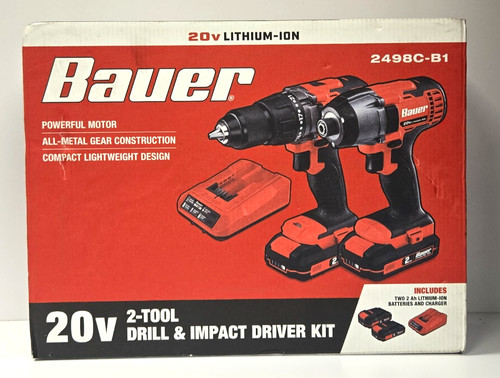Bauer 20v cordless drill - cordless,